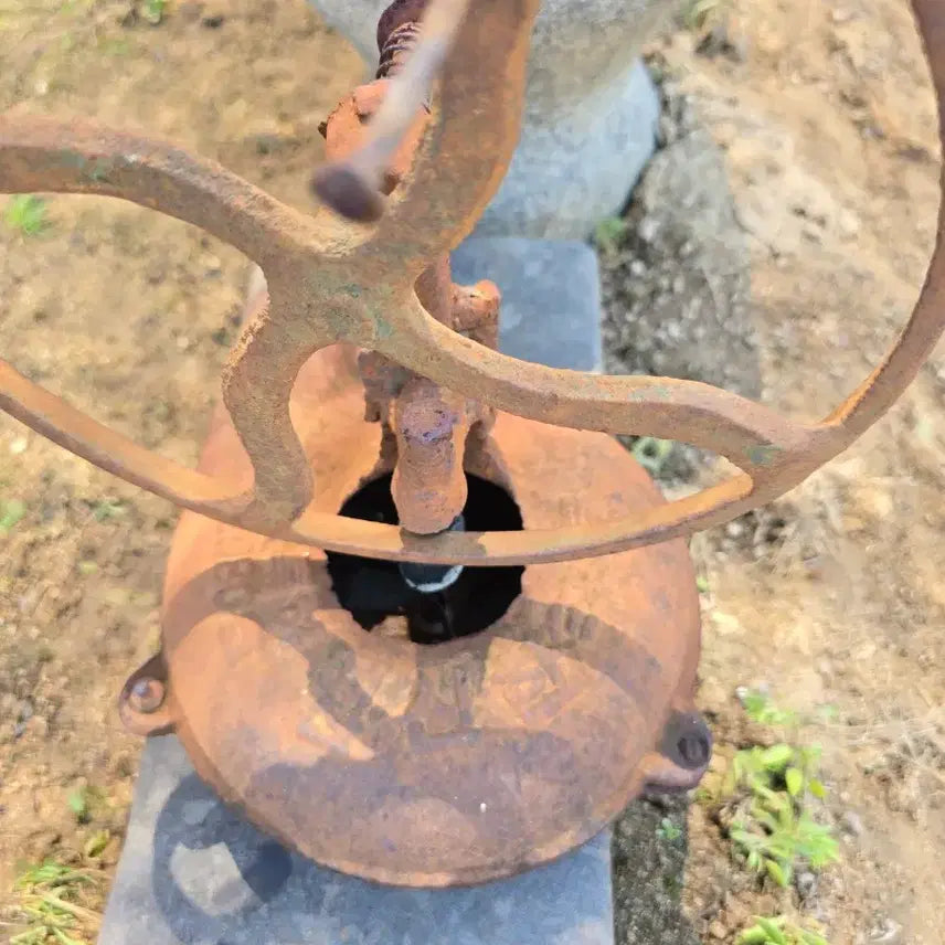 [BUNJANG] Vintage Cast Iron Bellows / 옛날 무쇠풍구