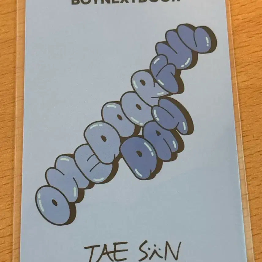 [BUNJANG] BOYNEXTDOOR Taesan Won-Doer Full Day Photocard + Letter / 급처)보넥도 태산 원도어풀데이 포카+편지