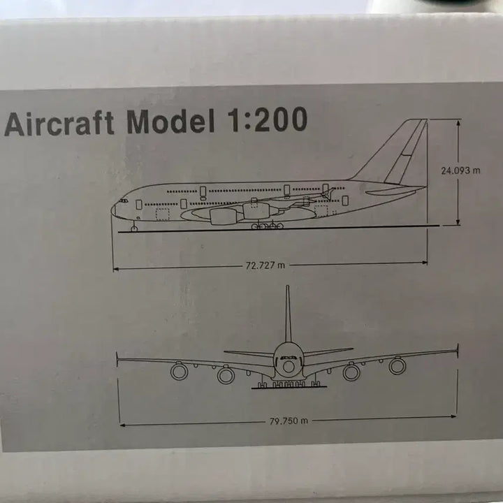 [BUNJANG] Incheon Airport A380-800 Aircraft Model 1:200 Scale / 인천공항 A380-800 항공기 모형 1:200