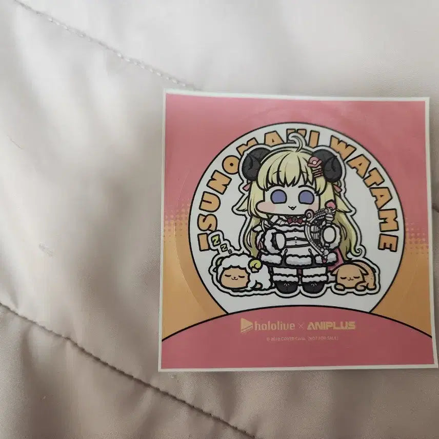 [BUNJANG] Hololive Tsunomaki Watame Animate Collaboration Cafe Sticker / 홀로라이브 츠노마키 와타메 애니플러스 콜라보 카페 스티커