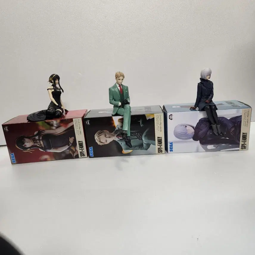 [BUNJANG] Spy x Family Chokonose Figure Set (Yor/Loid/Fiona) / 개봉일괄 스파패 세가 쵸코노세 피규어 (요르/로이드/피오나)