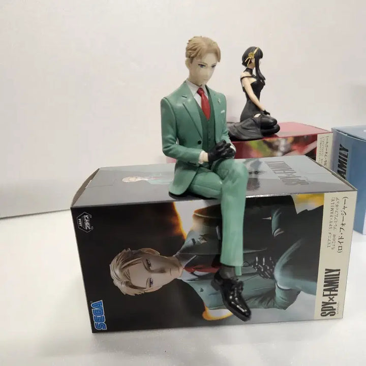 [BUNJANG] Spy x Family Chokonose Figure Set (Yor/Loid/Fiona) / 개봉일괄 스파패 세가 쵸코노세 피규어 (요르/로이드/피오나)