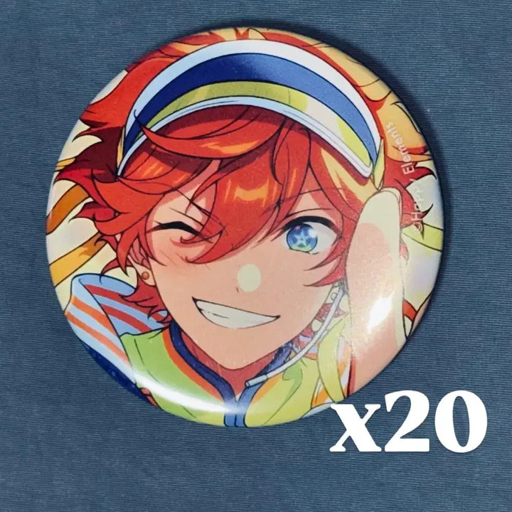 [BUNJANG] Ensemble Stars Akehoshi Subaru May Ibecore Can Badge / 앙스타 아케호시 스바루 5월 이베코레 캔뱃지 20개