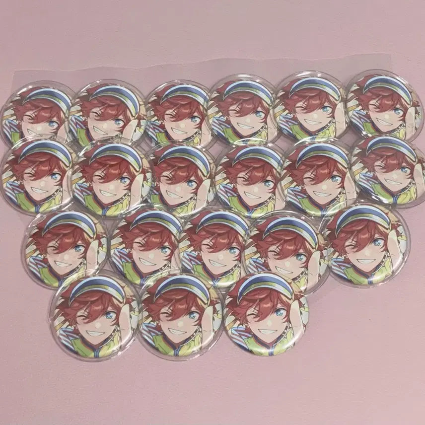 [BUNJANG] Ensemble Stars Akehoshi Subaru May Ibecore Can Badge / 앙스타 아케호시 스바루 5월 이베코레 캔뱃지 20개