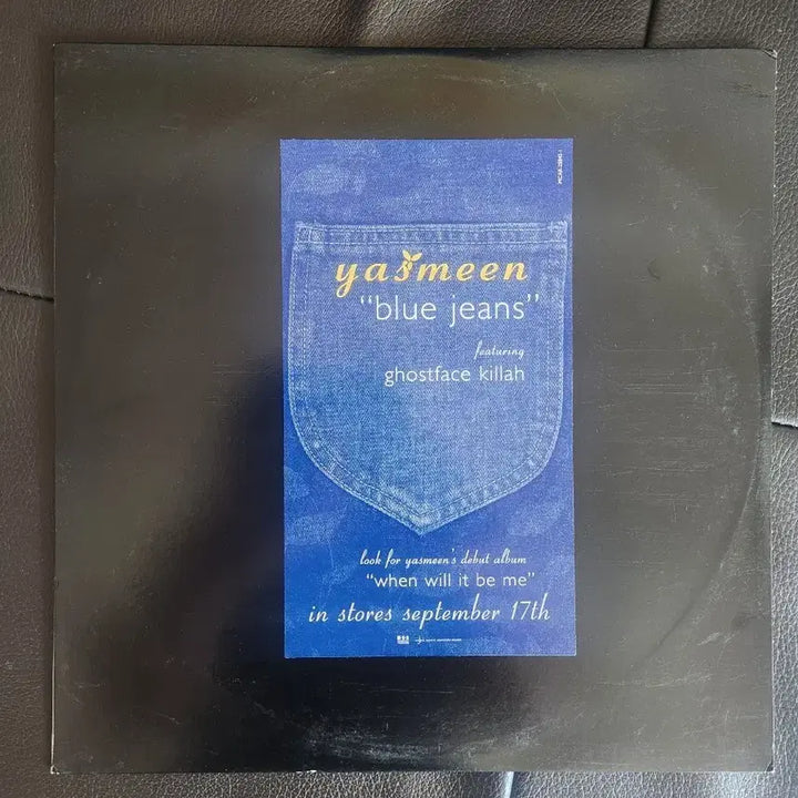 [BUNJANG] Yasmeen Blue Jeans 12-Inch Single LP feat. Ghostface Killah / [LP] Yasmeen - Blue Jeans 12인치 싱글 (고스트페이