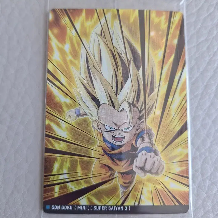 [BUNJANG] Dragon Ball Son Goku Mini Super Saiyan 3 Card / 드래곤볼 손오공 미니 슈퍼 사이어인 3 카드
