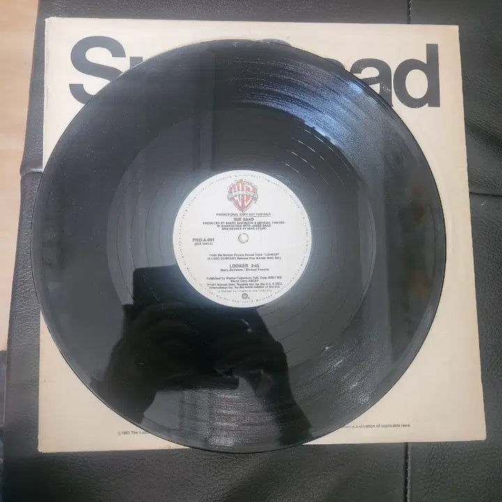 [BUNJANG] 1981 Looker Original Movie Soundtrack 12" Single LP - Sue Saad / [희귀 LP] 1981년 영화 룩커 OST - Sue Saad / Loo