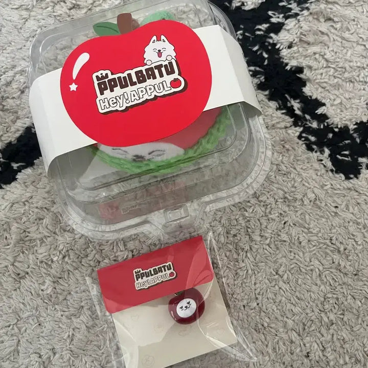 [BUNJANG] Apple Batu Choi Yong-meng Stress Ball Keychain Megilushi / 애뿔바투 최용멍 스트레스볼 키링 메지루시 미개봉양도