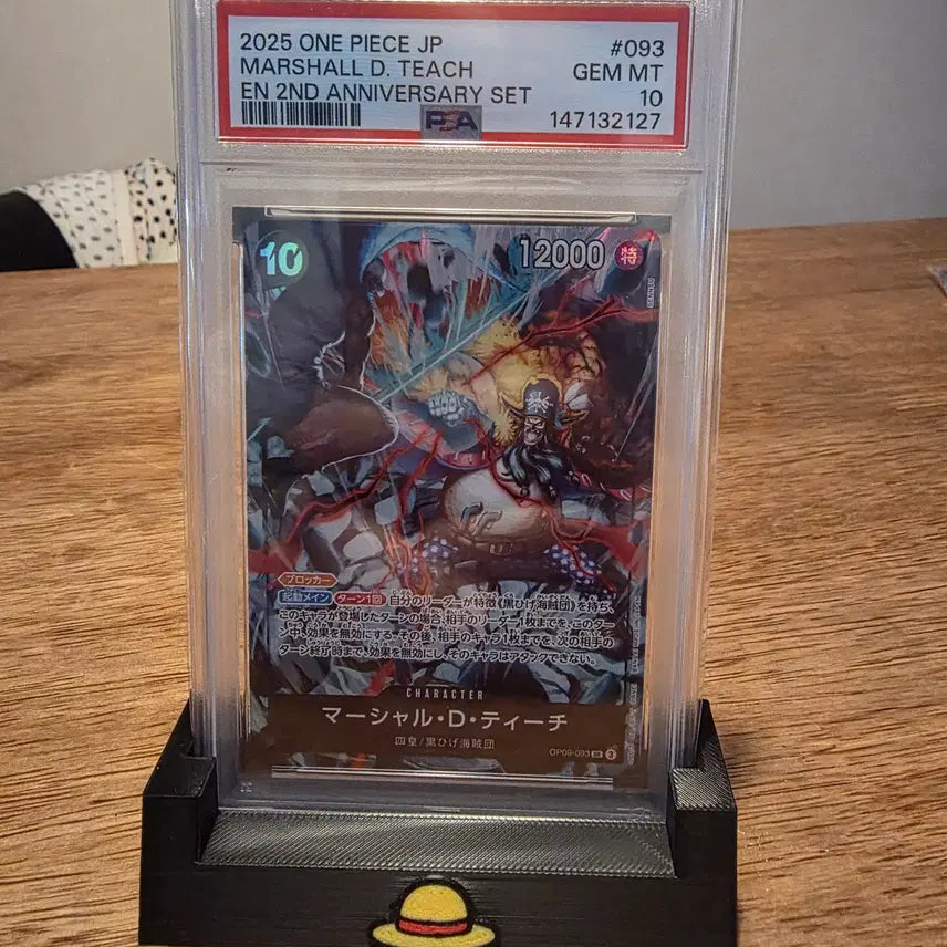 [BUNJANG] One Piece Blackbeard Teach 2nd Anniversary SR PSA 10 / 원피스 검은수염 티치 2주년 sr psa 10