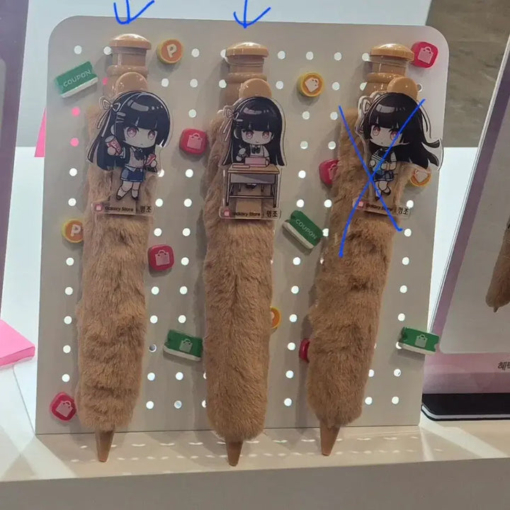 [BUNJANG] Galaxy Store Chesa Ballpoint Pen / 띵페 띵조 페스티벌 갤스 갤럭시스토어 명조 치사 볼펜 + 포토카드 2종