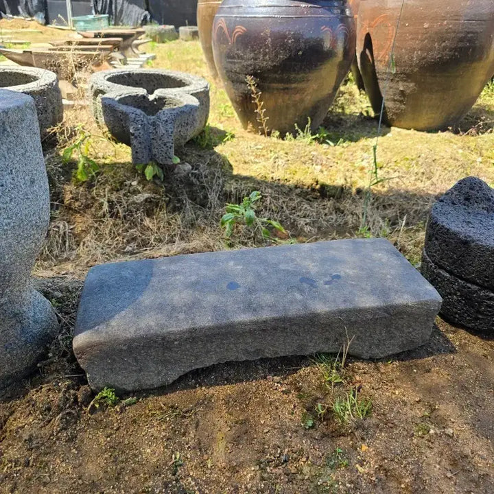 [BUNJANG] Antique Blue Stone Polishing Stone / 옛날 청석 다듬잇돌