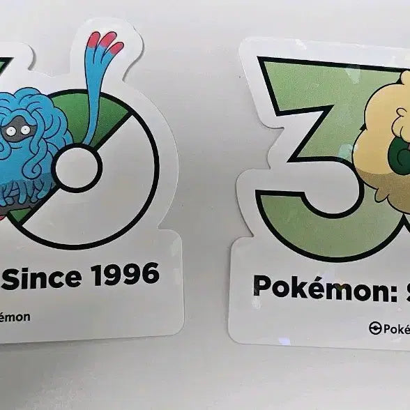[BUNJANG] Pokemon 30th Anniversary Sticker Set: Plusle &amp; Minun, Yanmega Bundle / 포켓몬 30주년 스티커 엘풍 덩쿠림보 일괄