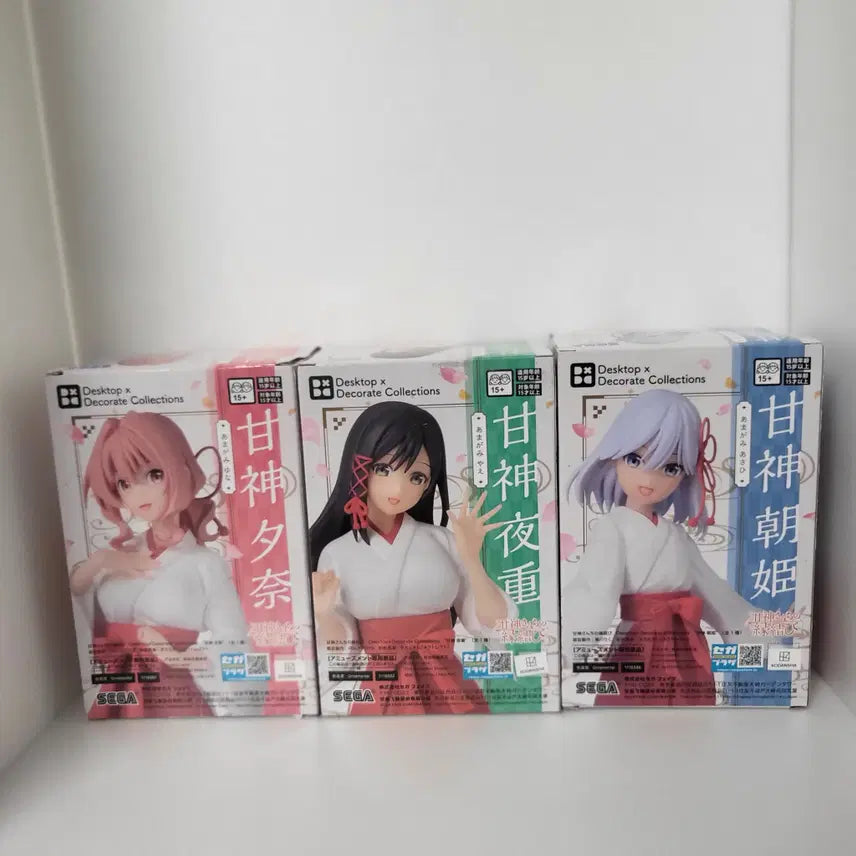 [BUNJANG] SEGA Amagami Seiinene Asahi Yae Yuna Miko Bundle Set / 세가 아마가미 씨네 인연 맻기 아마가미 아사히 야에 유나 무녀 일괄 세트