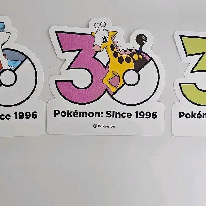 [BUNJANG] Pokemon 30th Anniversary Sticker Set Keychain Coil Bundle / 포켓몬 30주년 팝업 스티커 눈여아 키링키 코일 일괄