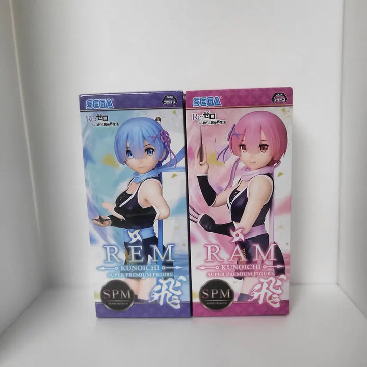 [BUNJANG] Sega Re:Zero Ram &amp; Rem Kunoichi Set Bundle / 세가 리제로 렘 람 쿠노이치 세트 일괄