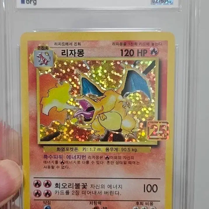 [BUNJANG] 25th Anniversary Charizard Card / 25주년 리자몽 포켓몬 카드 brg9  팝니다