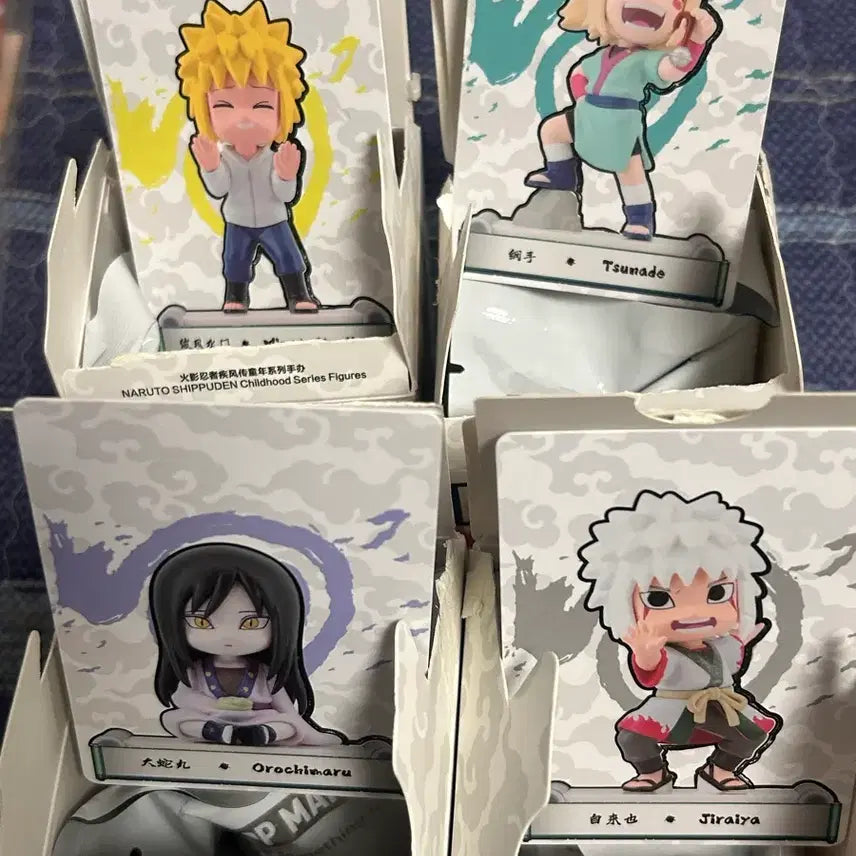 [BUNJANG] Pop Mart Naruto 4-Piece Bundle Set / 택포6) 나루토 팝마트 4종 일괄 지라이야 오로치마루 미나토 츠나데