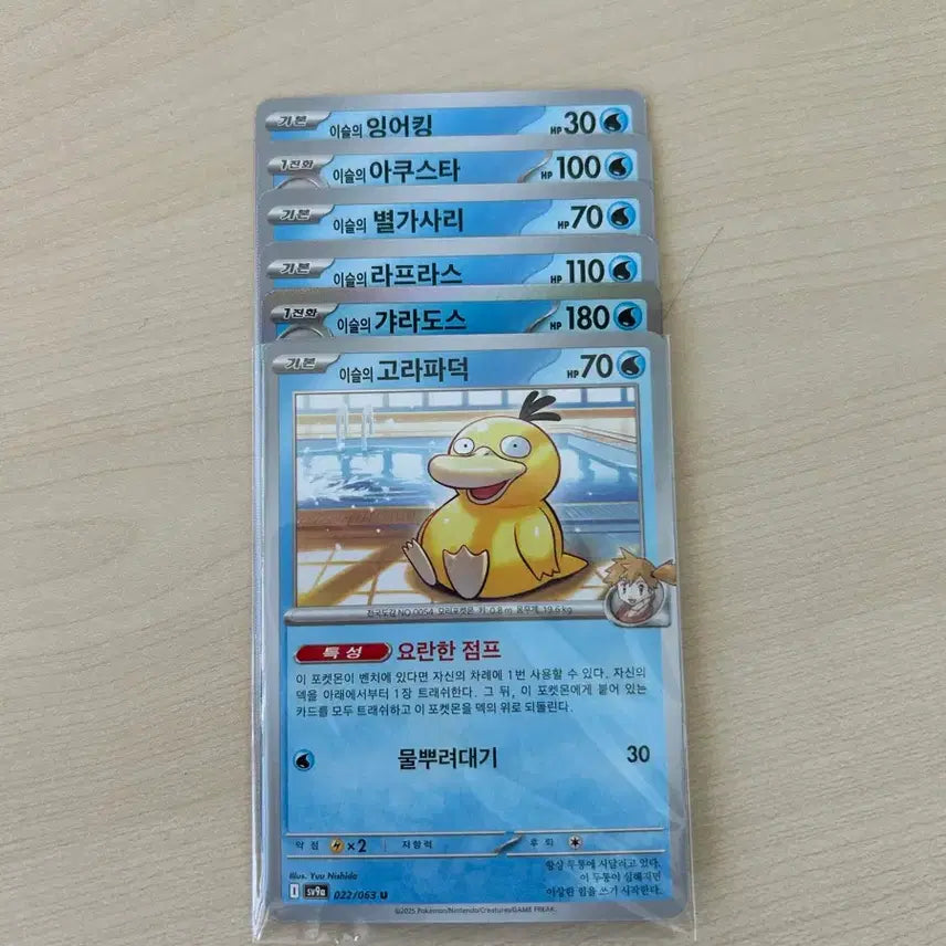 [SOLD OUT] 이슬이 포켓몬카드 세트