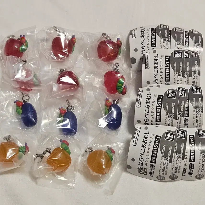 [BUNJANG] Bandai The Very Hungry Caterpillar Charm Set / 반다이 배고픈애벌레 메지루시 판매합니다