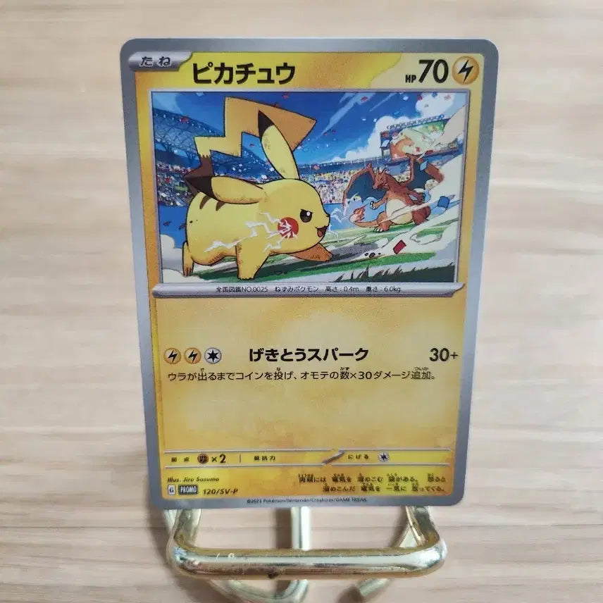 [BUNJANG] Pokemon Pikachu Gym Promo Charizard Trading Card / 포켓몬 피카츄 짐프로모 리자몽 포켓몬카드