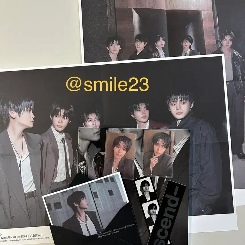 [BUNJANG] ZEROBASEONE Sung Hanbin Ascend Version 1 Unsealed Album / 제로베이스원 ascend 1버전 태래 개봉앨범 풀세트