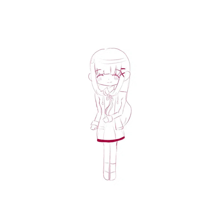 [BUNJANG] Custom Digital Art Commission - Original Character Art / 0.3 커미션 (직접그린 인체 틀로 그려요!)