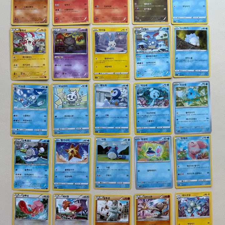 [BUNJANG] Vintage Pokemon Card Bundle - 50 Cards / 귀여운 포켓몬 고전 카드 50장 일괄 판매