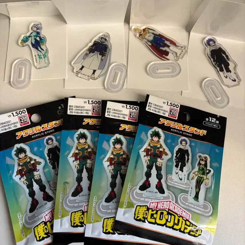 [BUNJANG] My Hero Academia Daiso Acrylic Standee Set / 나히아 다이소 아크릴 스탠드