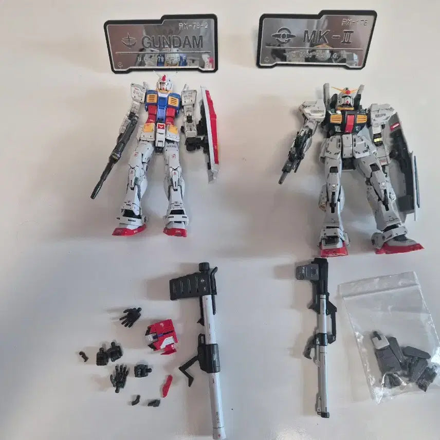 [BUNJANG] Bandai RG 2.0 RX-178 Gundam Mk-II + Nameplate / RG 반다이 퍼건 2.0 + 마크2 + 명판 (건담, 건프라)