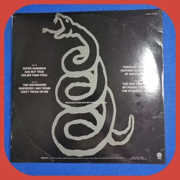[BUNJANG] Metallica Black LP First Press NM/NM / 메탈리카 블랙 LP 국내발매 초판 NM/NM.NM-