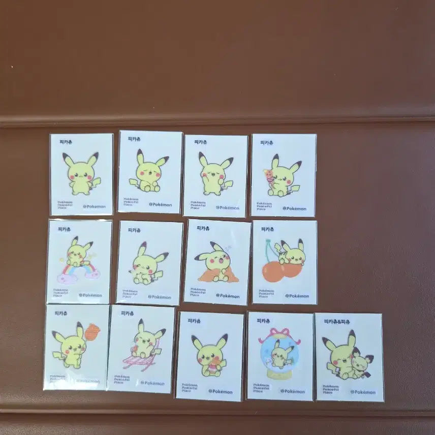 [BUNJANG] Pokemon Piece Pikachu Sticker Set / 포켓몬 피스 피카츄 띠부씰
