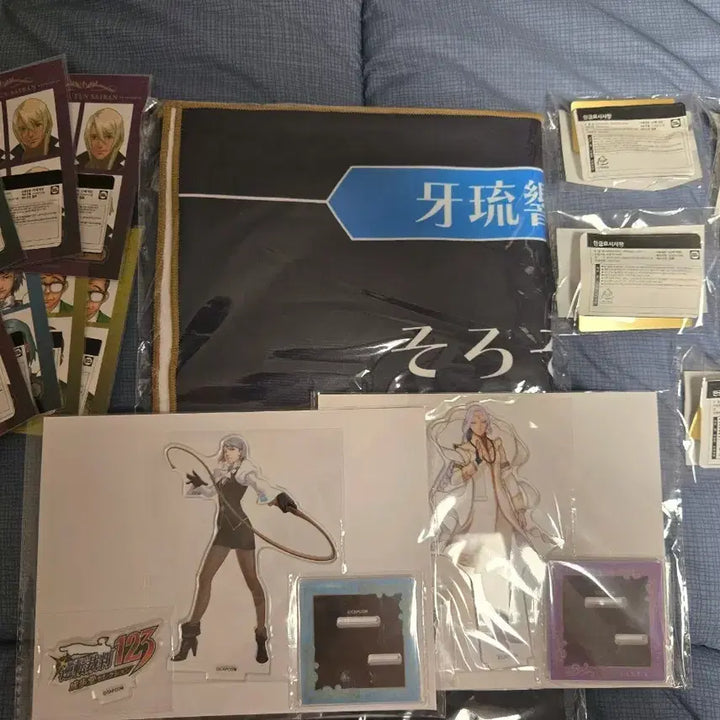 [BUNJANG] Ace Attorney &amp; Great Ace Attorney Goods Bundle (Nendoroid, Lottery, Diorama, Rubber Strap, Stickers) / 역전재판/역전검사 굿즈 (넨드로이드/쿠지/디오라마/러버 스트랩/스티커)
