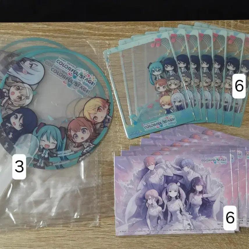 [BUNJANG] Project SEKAI Pop-up Store Lucky Draw Stamp Postcard Transparent Photocard Full Combo Sticker Badge Fan / 프세카 팝업 특전 스탬프 엽서 투명포카 풀콤 스티커 뱃지 부채