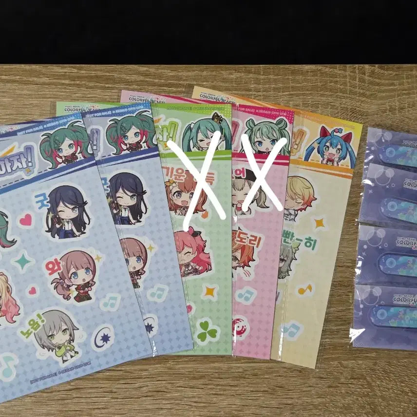[BUNJANG] Project SEKAI Pop-up Store Lucky Draw Stamp Postcard Transparent Photocard Full Combo Sticker Badge Fan / 프세카 팝업 특전 스탬프 엽서 투명포카 풀콤 스티커 뱃지 부채
