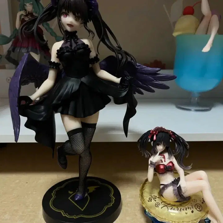 [BUNJANG] Date A Live Kurumi Tokisaki Swimsuit Figure Bundle Set (Box Included) / (2개일괄)데이트 어 라이브 쿠루미피규어(박스O)