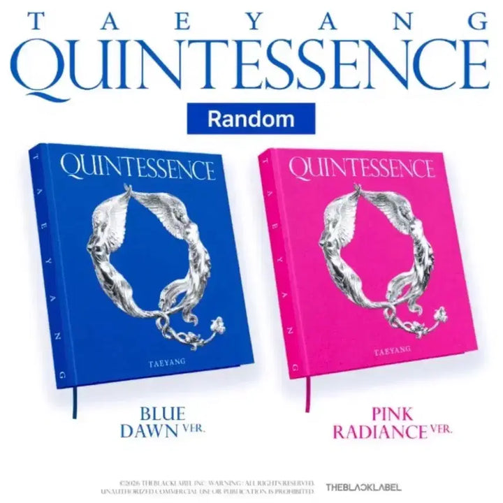[BUNJANG] Taeyang QUINTESSENCE Album Blue/Pink Version / 태양 앨범 QUINTESSENCE 블루/핑크