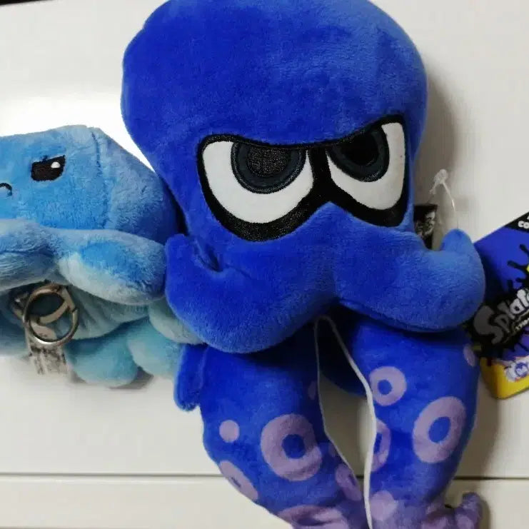 [BUNJANG] Splatoon Octoling Blue Plush + Reverse Octopus Plush Bundle / 스플래툰 옥토링 블루 인형 + 리버스 문어인형 덤