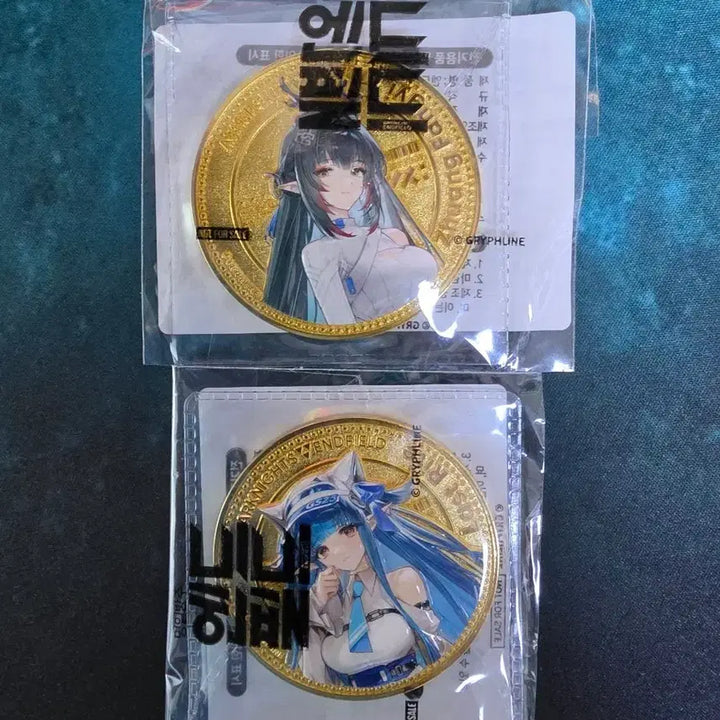 [BUNJANG] Arknights Endfield Commemorative Coins Jang Bangyi &amp; Lara Bundle Set / 명일방주 엔드필드 기념주화 장방이, 라라