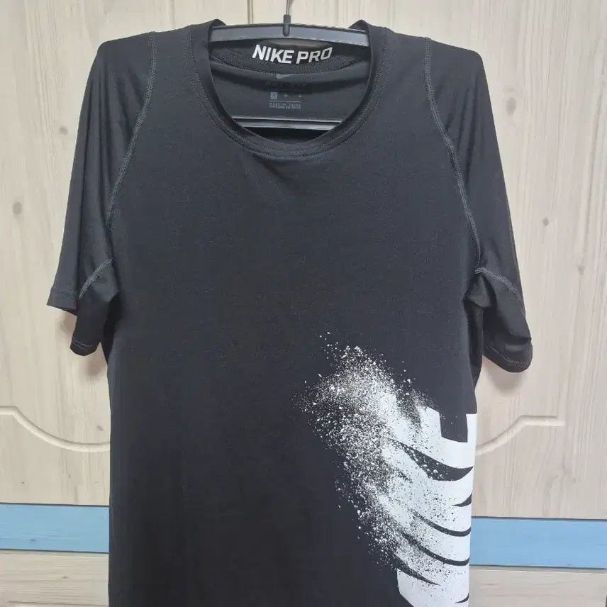 [BUNJANG] Nike Pro Short Sleeve T-Shirt Black M / 나이키 프로 반팔 티셔츠 블랙 m
