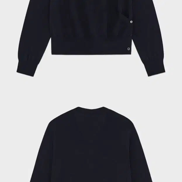 [BUNJANG] Kinder Salmon Gudrun Draped Knit - Black / 킨더살몬 Gudrun Draped Knit - Black