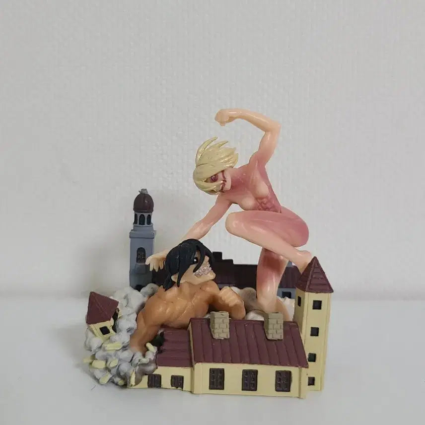 [BUNJANG] Kaiyodo Capsule Q Attack on Titan Eren vs. Annie Mini Figure Gacha / 진격의거인 진격거 카이요도 캡슐Q 에렌vs애니 고전 미니 피규어 가챠