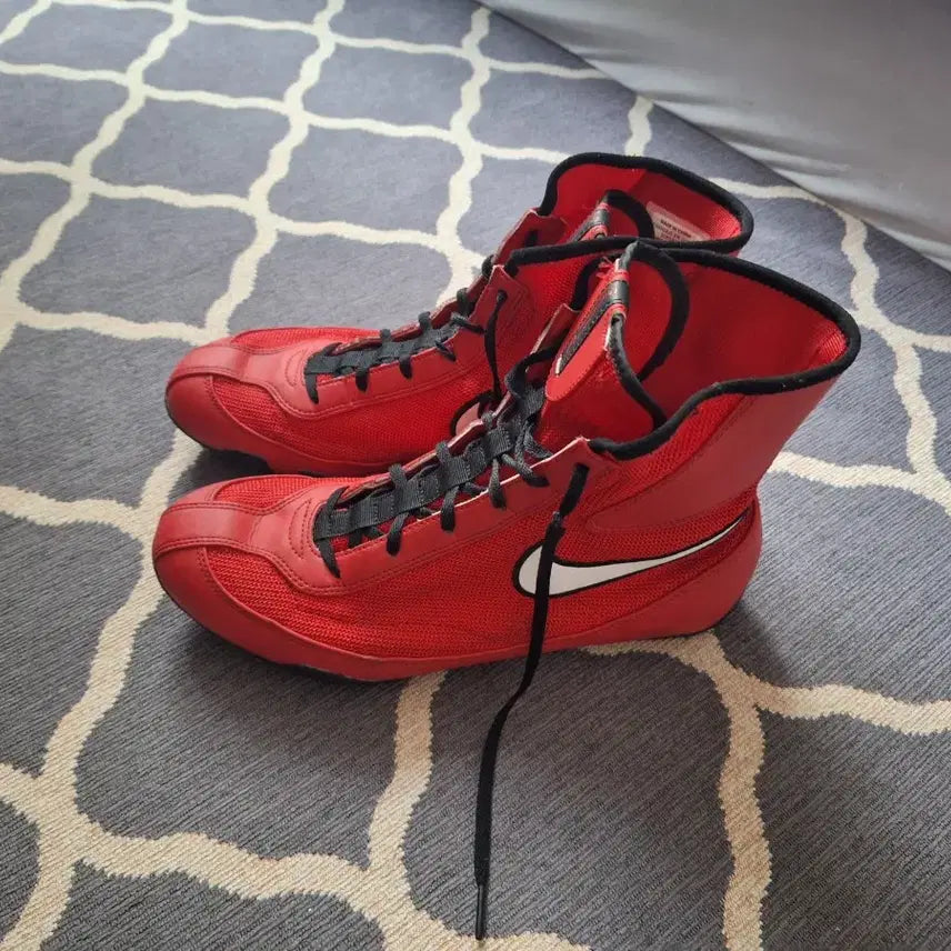 [BUNJANG] Nike Machomai Boxing Shoes Red 280 / 나이키 마초마이 복싱화 레드 280