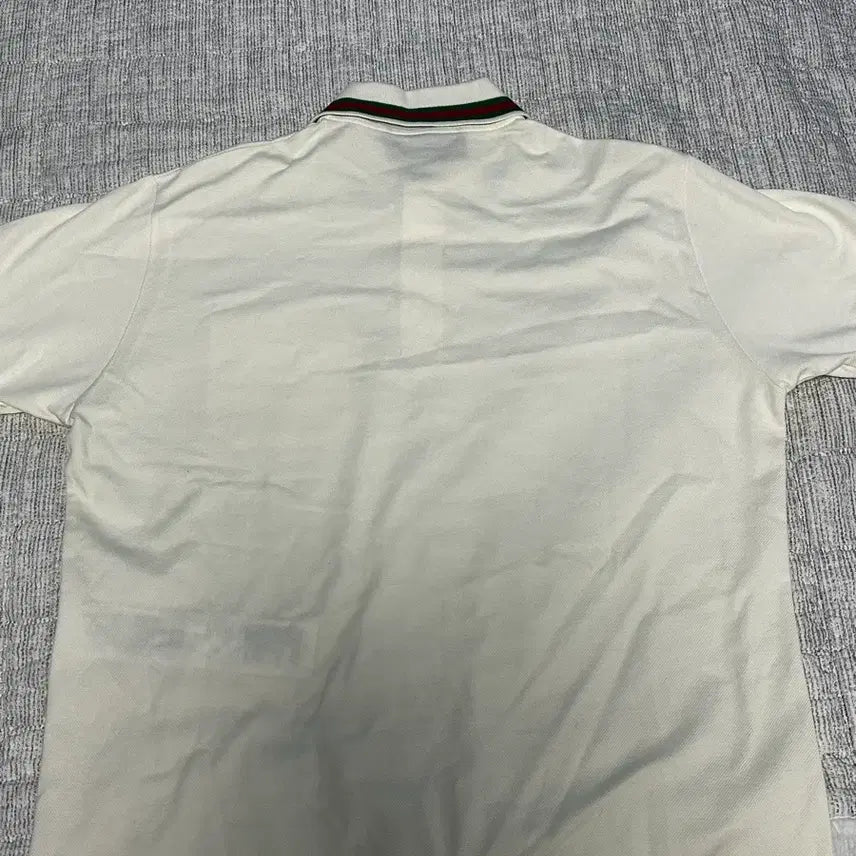 [BUNJANG] Gucci White Pocket Polo Shirt / 구짜 화이트 포켓 폴로셔츠