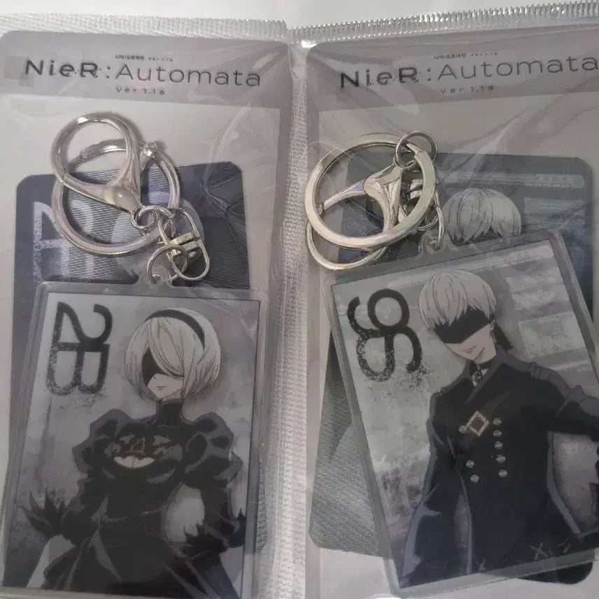 [BUNJANG] NieR:Automata Lenticular + Keychain Set Korea Limited Edition / 니어오토마타 렌티큘러+키링 세트 한국 한정