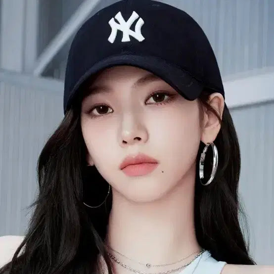 [BUNJANG] A-ce Unstructured Ball Cap NY (Black) / [카리나 착용]에이스 언스트럭쳐 볼캡 NY (BLACK)