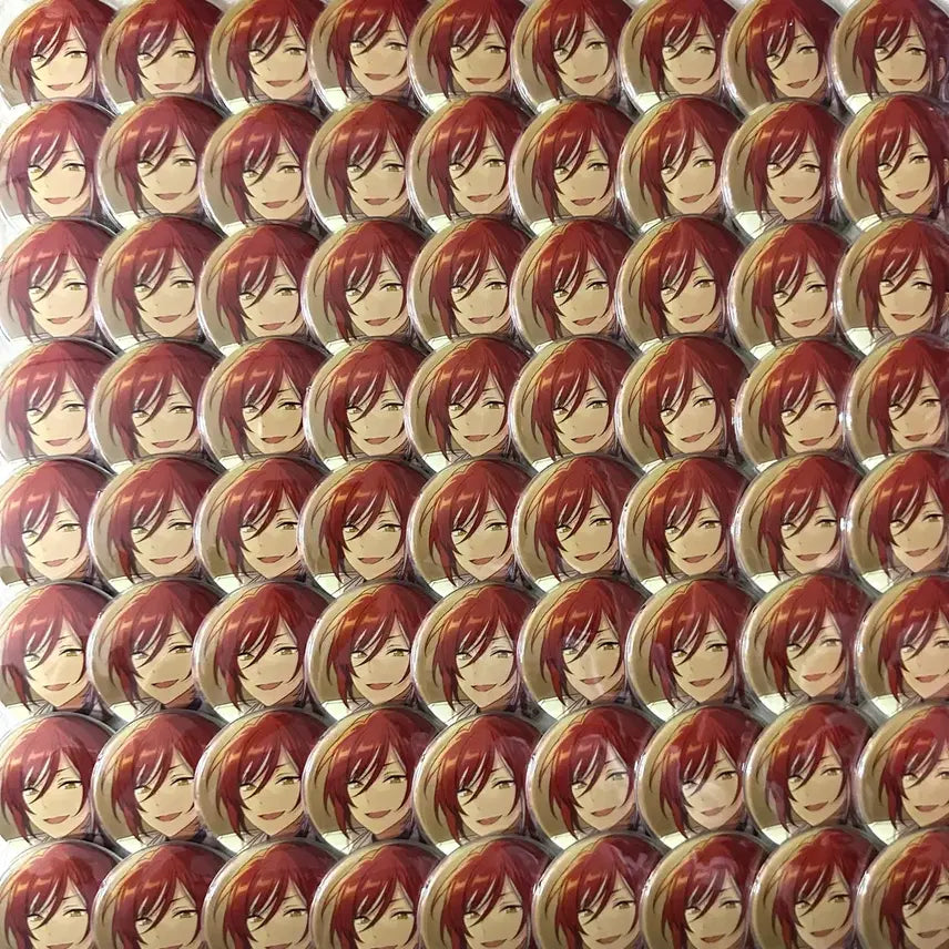 [BUNJANG] Ensemble Stars Sakasaki Natsume Feature 2 Kakuzen Ibecore Can Badge Bundle Set / 앙스타 사카사키나츠메 피쳐2 각전 이베코레 캔뱃지 이타백
