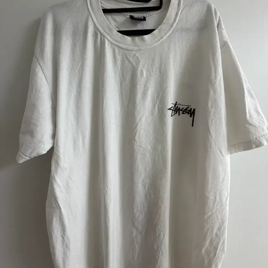 [BUNJANG] Stüssy Fuzzy Dice T-Shirt White L / 스투시 퍼지 다이스 L사이즈