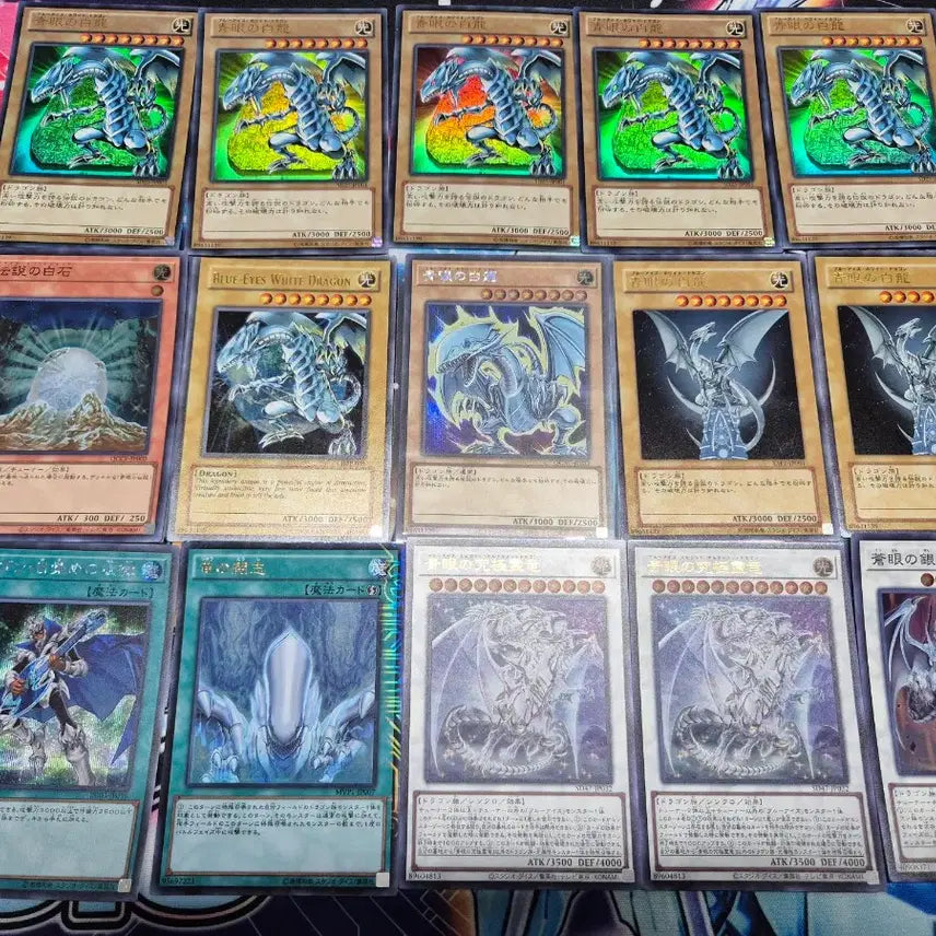 [BUNJANG] Yu-Gi-Oh! Japanese Blue-Eyes White Dragon Card Set / 유희왕 일본판 푸른눈의백룡 카드 세트