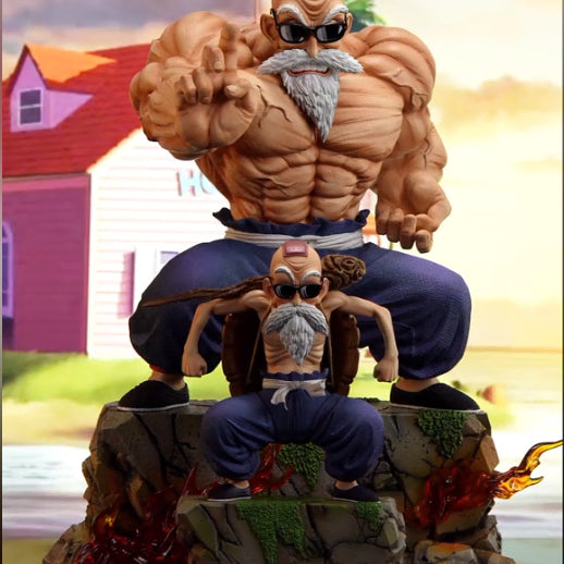 [BUNJANG] Clouds Dragon Ball Master Roshi Resin Figure 1/4 &amp; 1/6 Scale Set / 무천도사 드래곤볼 레진 피규어 1/4 비율, 1/6 비율 세트 판매 중