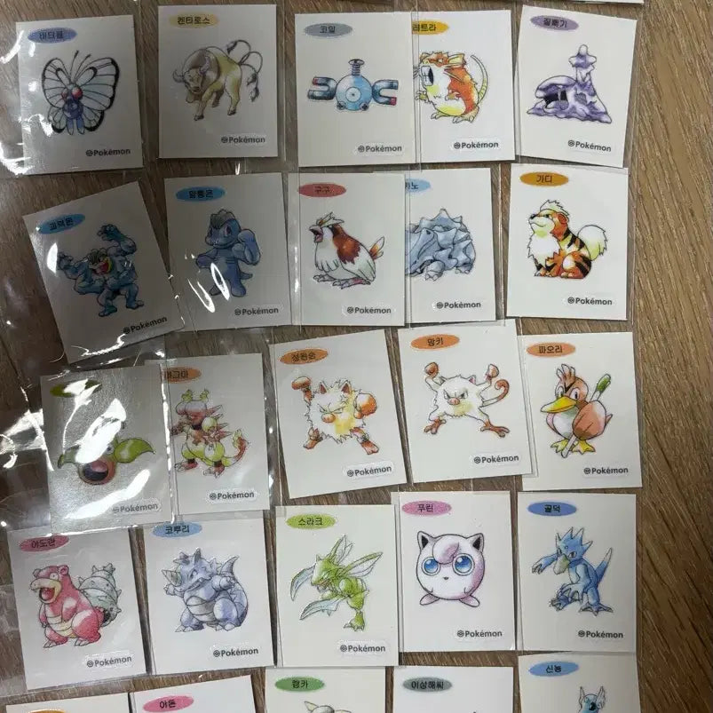 [BUNJANG] 30th Anniversary Pokemon Stickers / 30주년 띠부실